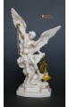 Statua San Michele Arcangelo Resina cap 22cm